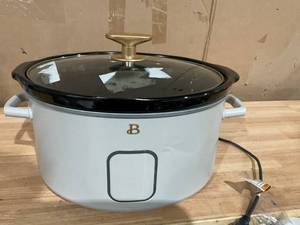 lot 370 image: 6 Quart Programmable Slow Cooker, by Drew Barrymore