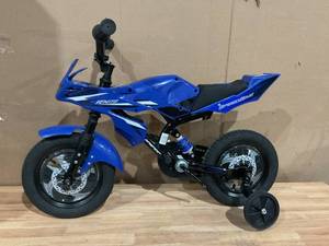 lot 375 image: Hyper Speed Bike, 12 Wheels, Childs Bicycle Kids Ages 2-4 Years Old, Blue, Character Group Speed