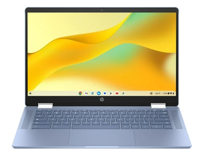 lot 19 image: HP Chromebook x360 14 FHD IPS Touch 2-in-1 Laptop Intel Processor N100 4GB RAM 64GB eMMC