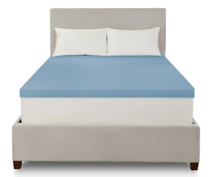 lot 102 image: Full Size Mainstays 3 Memory Foam Mattress Topper