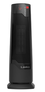 lot 109 image: Lasko 22 1500W Oscillating Ceramic Tower Space Heater with Remote
