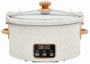 lot 139 image: The Pioneer Woman 6 Qt Digital Slow Cooker with Locking Lid