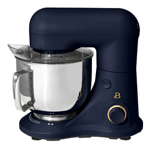 lot 271 image: Beautiful 5.3 Qt Stand Mixer, Starry Night Blue, with Flat Beater, Dough Hook