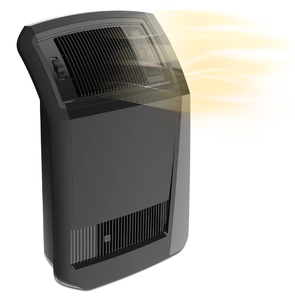 lot 490 image: Lasko 1500W Cyclonic Ceramic Console Electric Space Heater with Timer