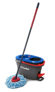 lot 507 image: O-Cedar RinseClean Clean Water Spin Mop and Bucket System  Clean with Clean Water  Removes 99% of Bacteria