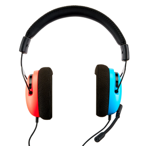 lot 163 image: LOT OF 2 Onn. Wired Video Gaming Headset with 3.5mm Connector, Flip-to-Mute Mic, Lightweight Steel, For Nintendo Switch