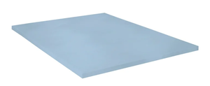 lot 185 image: King Size Mainstays 2 Memory Foam Mattress Topper