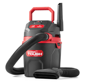 lot 430 image: Hyper Tough 1.5 Gallon 2 Peak HP Poly WetDry Vacuum