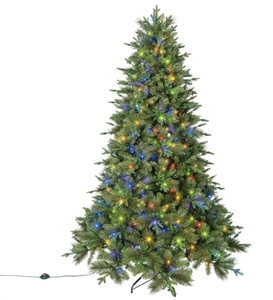 lot 656 image: Members Mark Pre-Lit 7.5 Spruce Pine Artificial Christmas Tree