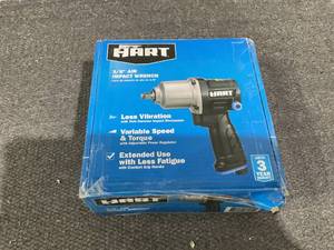 lot 177 image: HART 38 Air Impact Wrench, Twin-hammer Impact Mechanism, 250 ft-lbs of Torque