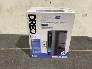 lot 191 image: Dreo Cool & Warm Mist Humidifier with Filter, 6L Tank Top Fill Humidifier, Quiet Ultrasonic Humidifiers for Bedroom, Indicator Light, 60Hrs Routime