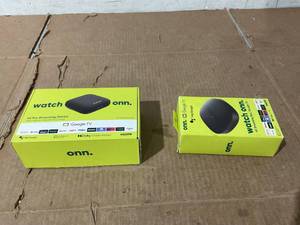 lot 345 image: LOT OF 2 Watch Onn. 4K Streaming Device