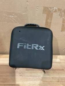 lot 441 image: FitRx Pro Neck and Back Massager, Handheld Percussion Massage Gun with Multiple Angles, Speeds and Attachments