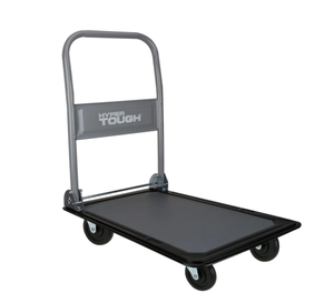lot 107 image: Hyper Tough 300 Pound Capacity Heavy Duty Utility Rolling Cart, BlueGray