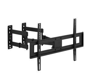 lot 206 image: Onn. Corner Full Motion TV Mount for 37-70 TVs, UL Listed, swivel 60°, up to 20°Tilting