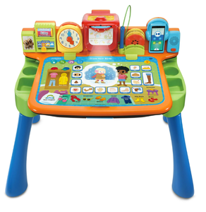 lot 435 image: VTech Get Ready for School Learning Desk, Multicolor, 22 Tall