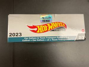 lot 9 image: 2023 Hot Wheels Premium Car Culture and Team Transport Factory Set 23