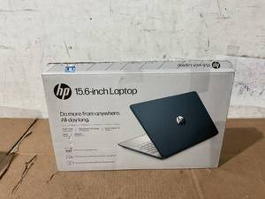 lot 468 image: HP 15.6 Windows Laptop Intel Core i5-1235U 8GB RAM 256GB SSD