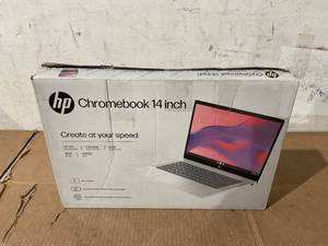 lot 478 image: HP Chromebook 14 Laptop Intel Processor N200 4GB RAM 128GB