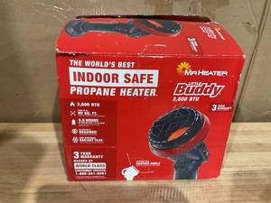 lot 448 image: Mr. Heater F215100 MH4B Little Buddy 3800-BTU Indoor Safe Propane Heater, Medium