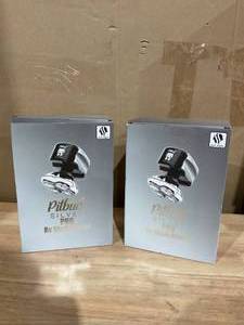 lot 450 image: Skull Shaver Pitbull Silver PRO Electric Head Shaver for Men, Wet & Dry Bald Head Shaver with Ergonomic Design - Perfect Grooming Kit & Gift for Men