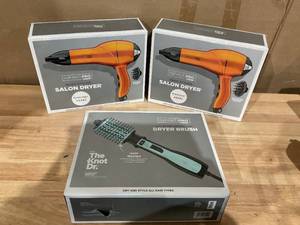 lot 719 image: LOT OF 3 Infiniti Pro Conair Hair Applications