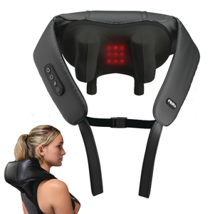 lot 192 image: FitRx Shiatsu Pro Shiatsu Back and Neck Massager, Cordless Heated Neck and Shoulder Massager
