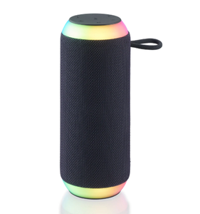 lot 440 image: Onn. Large Rugged Speaker with LED Lighting, Gray