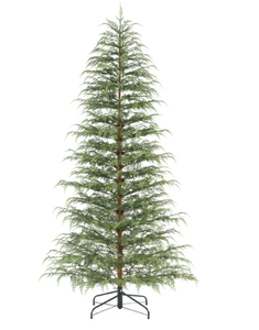 lot 606 image: My Texas House 7.5 ft Pre-Lit Cypress Artificial Christmas Tree with 500 Twinkle LED Lights and Stand