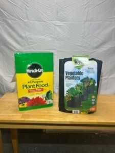 lot 22 image: Plant Food, Vegetable Planter Kit