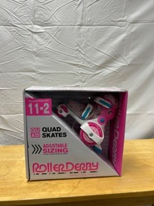 lot 49 image: Kids Roller Derby Quad Skates