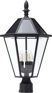 lot 38 image: Lutec LED Solar Post Lantern
