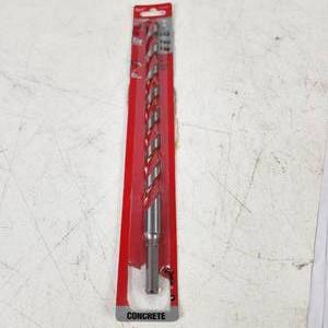 lot 31 image: Milwaukee Carbide Hammer Drill Bit 58 Up To 5x Life In Concrete 48-20-9041 Open Package