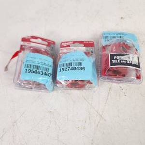 lot 37 image: Lot Of Three Milwaukee Hole Dozers 1 12 49-56-5620 Package Damage Great Condition