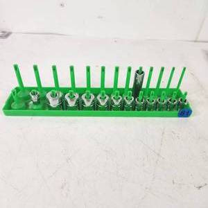 lot 81 image: Lot Of ICON Sockets On Storage Tray Great Condition Standard