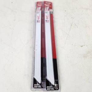 lot 97 image: Lot Of Two New 5 Packs Of Sawzall Blades For Metal 48-00-5189