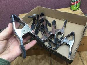 lot 116 image: 8 Anvil 2 Spring Clamps