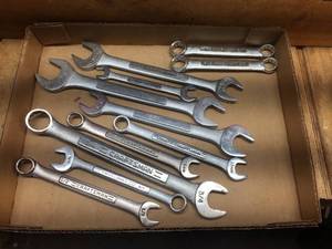 lot 131 image: Variety Craftsman Wrenches - Box End - Open End - Combo