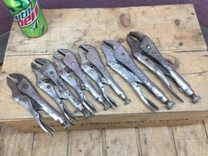 lot 143 image: 6 Vise Grip Adjustable Pliers
