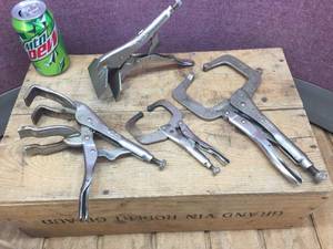 lot 148 image: 4 Vise Grip Welding Pliers