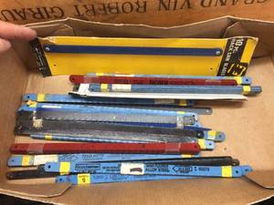 lot 149 image: Group Like New 10 Hack Saw Blades