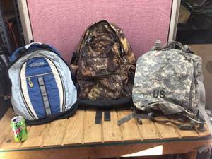 lot 188 image: US Military - Guide Series - Columbia Backpacks