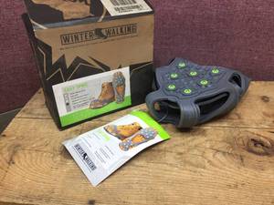 lot 195 image: Winter Walking - Easy Spike Boot Cleats - Like New