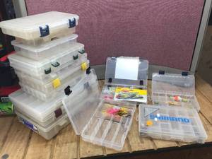 lot 198 image: Variety Group Plastic Tackle Organizers - Misc Tackle