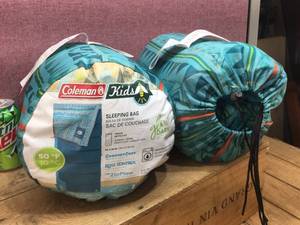 lot 210 image: 2 Coleman Kids Sleeping Bags