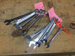 lot 228 image: Variety SAE Combination Wrenches 516 - 58