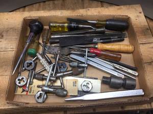 lot 230 image: Punches - Chisels - Tap N Die - Awls