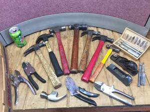 lot 247 image: Group Hammers - Plane - Cutters