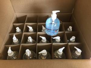lot 261 image: 16 Bottles Hand Sanitizer