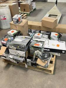 HUGE LOT of Kohler, Glacier Bay Kitchen Faucets, Bathroom Faucets, Showers, Bathtub Faucets, Lighting - For Parts - Sells GREAT on eBay